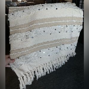 World Market throw blanket.